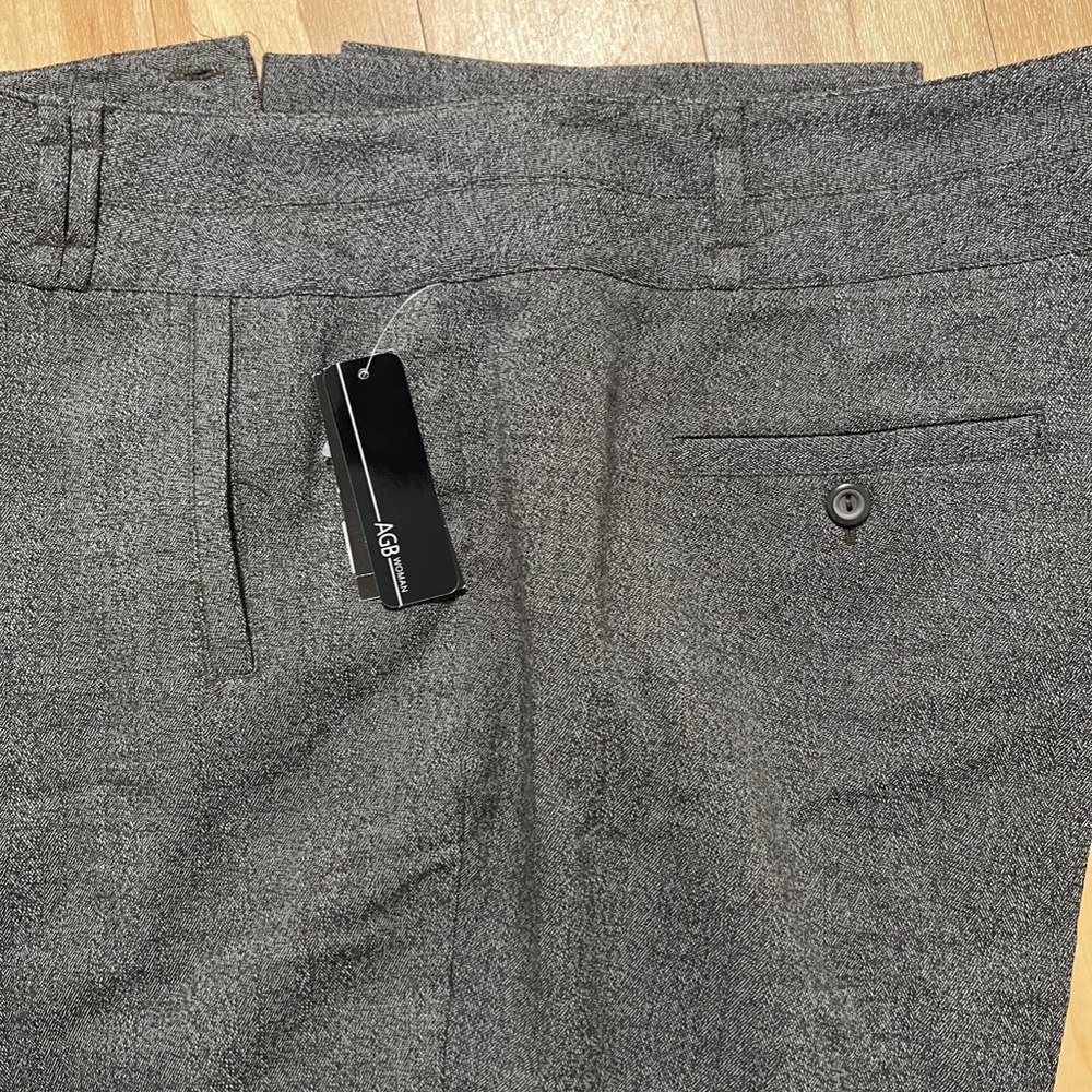 Brown variegated slacks, sz 18W, NWT